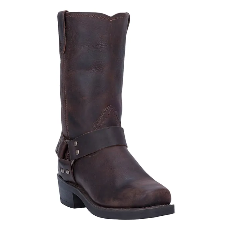 Dan Post Mens Dean Block Heel Motorcycle Boots