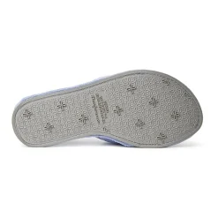 Dearfoams Beatrice Quilted Terry Womens Memory Foam Slip-On Slippers