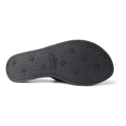 Dearfoams Beatrice Quilted Terry Womens Memory Foam Slip-On Slippers