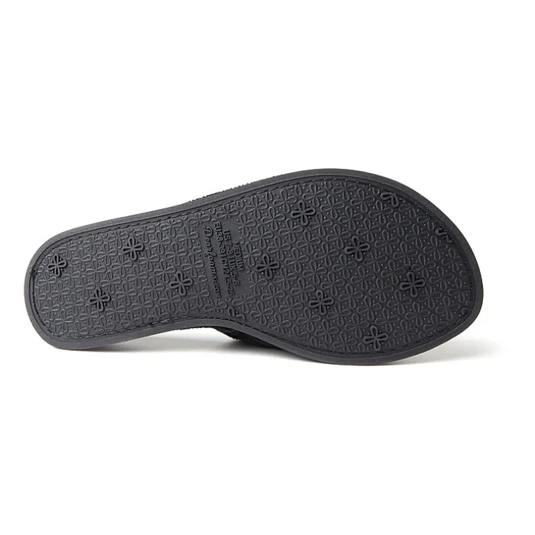 Dearfoams Beatrice Quilted Terry Womens Memory Foam Slip-On Slippers