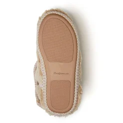 Dearfoams Beth Furry Womens Memory Foam Bootie Slippers