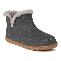 Dearfoams Brixen Energy Return Mens Memory Foam Bootie Slippers Wide Width