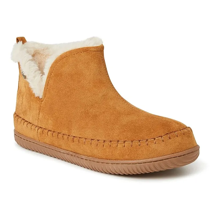 Dearfoams Brixen Energy Return Mens Memory Foam Bootie Slippers Wide Width