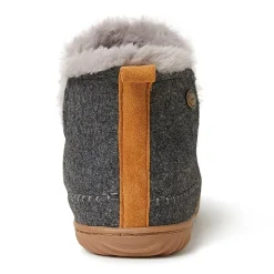 Dearfoams Brixen Energy Return Mens Memory Foam Bootie Slippers Wide Width