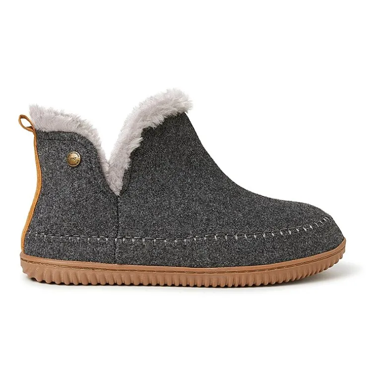 Dearfoams Brixen Energy Return Mens Memory Foam Bootie Slippers Wide Width