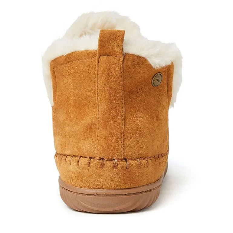 Dearfoams Brixen Energy Return Mens Memory Foam Bootie Slippers Wide Width