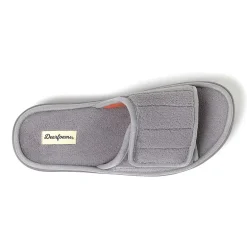 Dearfoams Collin Mens Memory Foam Slip-On Slippers