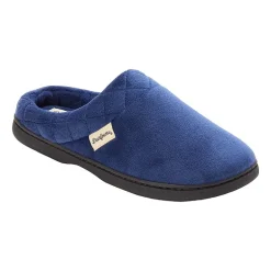 Dearfoams Darcy Velour Scuff Womens Memory Foam Clog Slippers