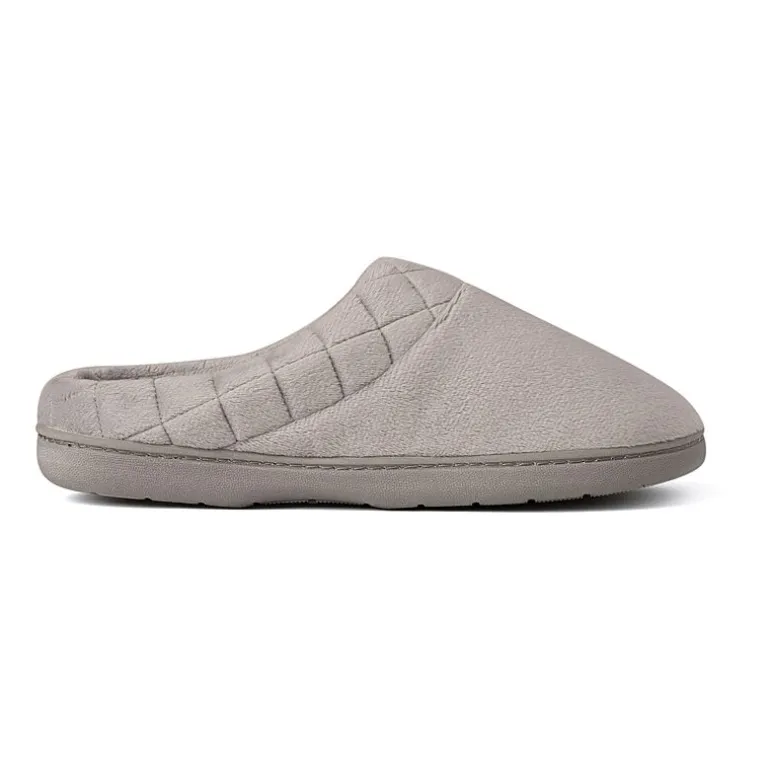 Dearfoams Darcy Velour Scuff Womens Memory Foam Clog Slippers