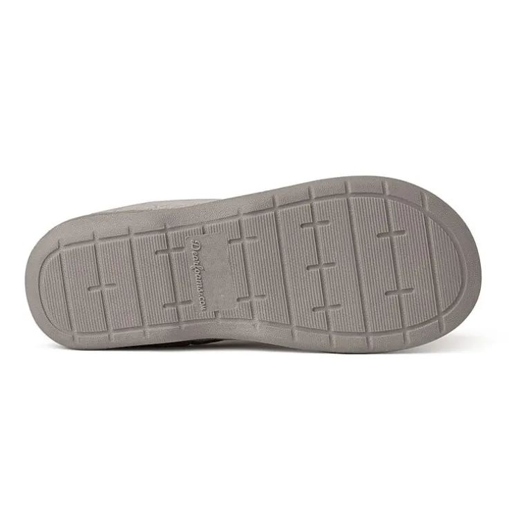 Dearfoams Darcy Velour Scuff Womens Memory Foam Clog Slippers