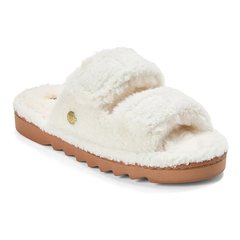 Dearfoams Dearfoams Womens Memory Foam Slip-On Slippers