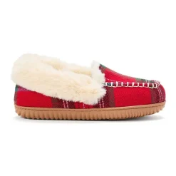 Dearfoams Doreen Genuine Suede Clog With Prayer Seam Womens Slip-On Slippers