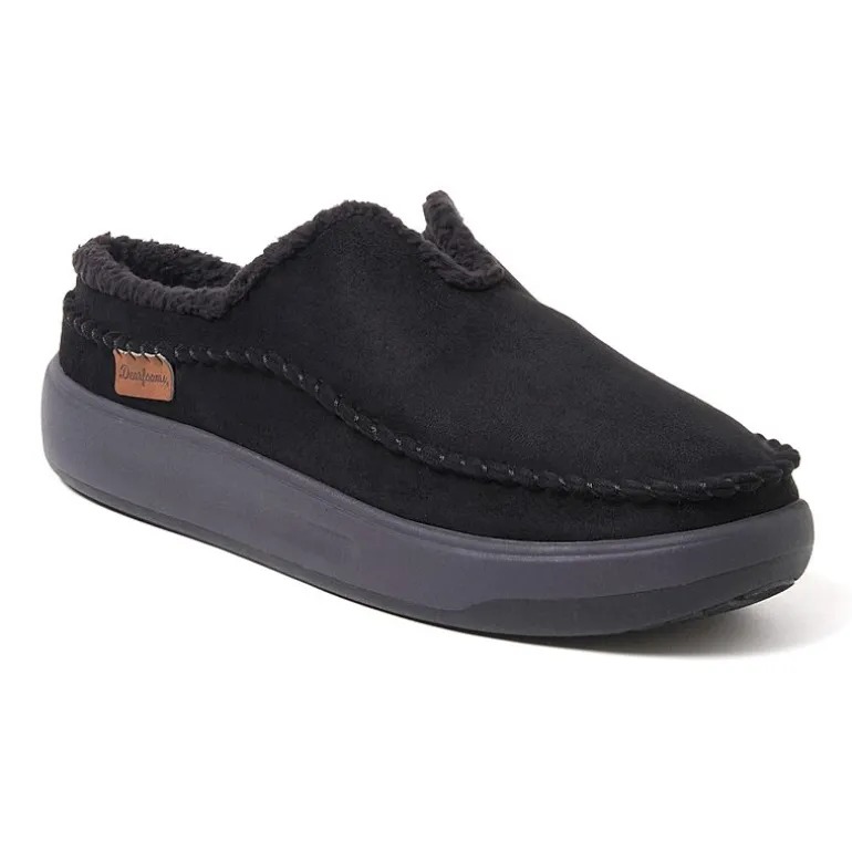 Dearfoams Elm Mens Memory Foam Clog Slippers