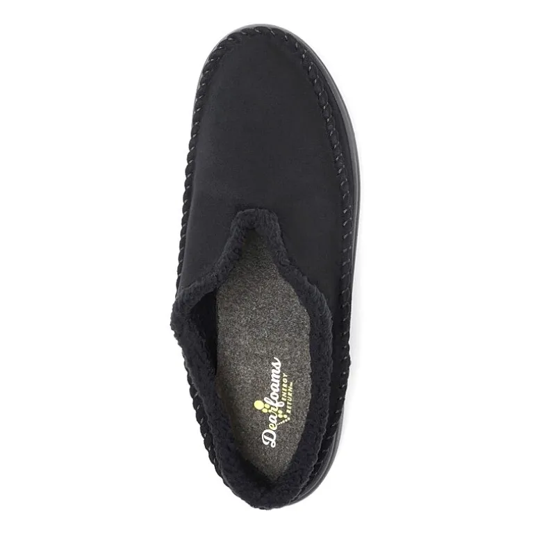 Dearfoams Elm Mens Memory Foam Clog Slippers