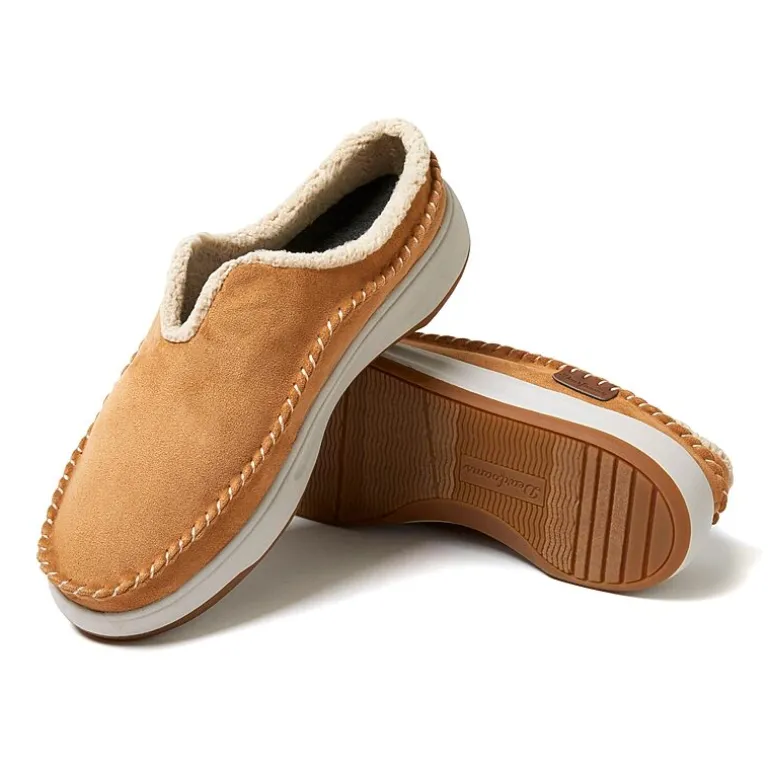Dearfoams Elm Mens Memory Foam Clog Slippers