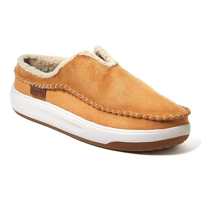 Dearfoams Elm Mens Memory Foam Clog Slippers