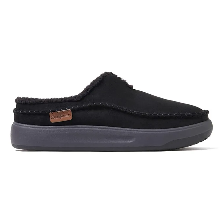 Dearfoams Elm Mens Memory Foam Clog Slippers