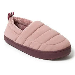 Dearfoams Fern Women'S Ripstop Closed Back - All Day Womens Memory Foam Slip-On Slippers