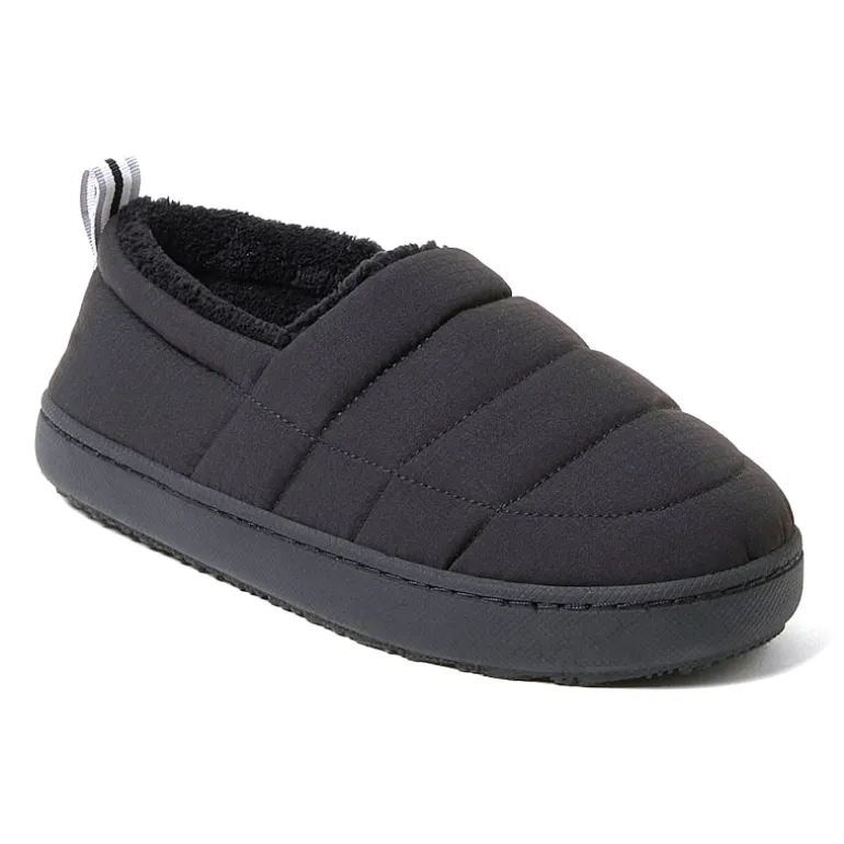 Dearfoams Fern Women'S Ripstop Closed Back - All Day Womens Memory Foam Slip-On Slippers