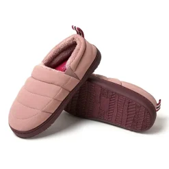 Dearfoams Fern Women'S Ripstop Closed Back - All Day Womens Memory Foam Slip-On Slippers
