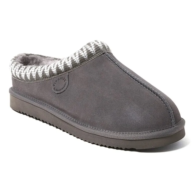 Dearfoams Grafton Mens Memory Foam Clog Slippers