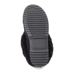Dearfoams Hannah Festive Knit Womens Memory Foam Clog Slippers
