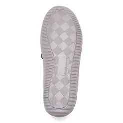 Dearfoams Harriet Genuine Suede Moc Womens Slip-On Slippers