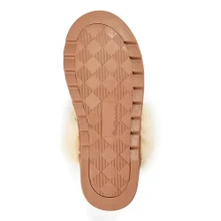 Dearfoams Helena Genuine Suede Scuff Womens Memory Foam Slip-On Slippers
