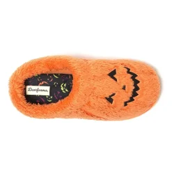 Dearfoams Jack O Lantern Unisex Adult Memory Foam Clog Slippers
