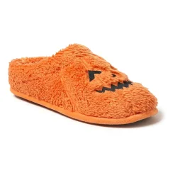 Dearfoams Jack O Lantern Unisex Adult Memory Foam Clog Slippers