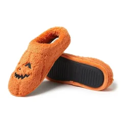 Dearfoams Jack O Lantern Unisex Adult Memory Foam Clog Slippers