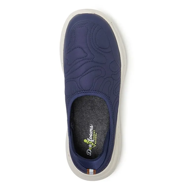 Dearfoams Knox Mens Memory Foam Slip-On Slippers