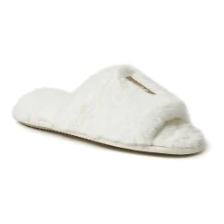 Dearfoams Lane Bridal Womens Memory Foam Slip-On Slippers