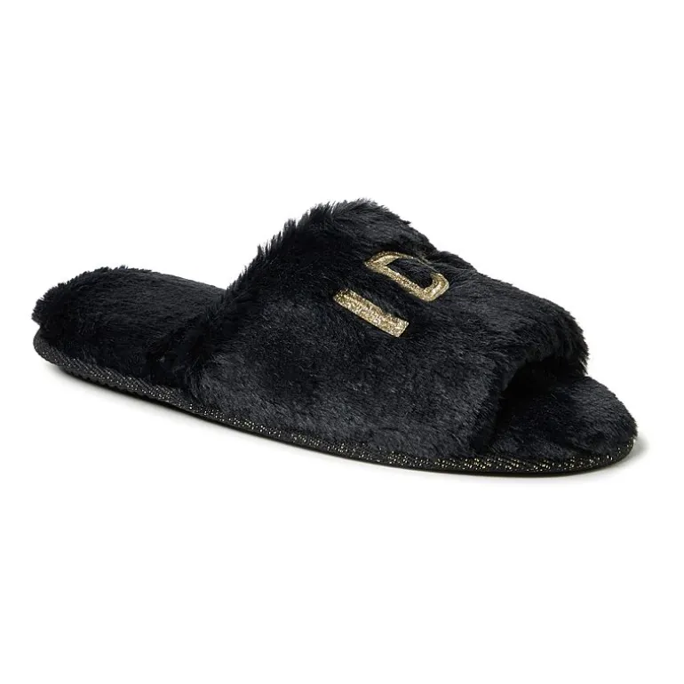 Dearfoams Lane Bridal Womens Memory Foam Slip-On Slippers