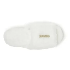 Dearfoams Lane Bridal Womens Memory Foam Slip-On Slippers