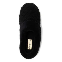 Dearfoams Libby Quilted Terry Womens Memory Foam Clog Slippers