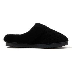 Dearfoams Libby Quilted Terry Womens Memory Foam Clog Slippers