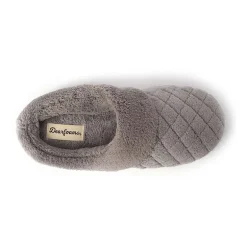 Dearfoams Libby Quilted Terry Womens Memory Foam Clog Slippers