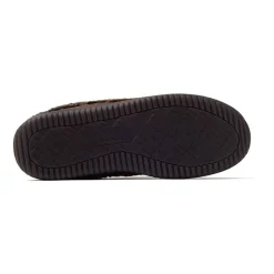 Dearfoams Marshall Microsuede Moc Toe Mens Memory Foam Clog Slippers