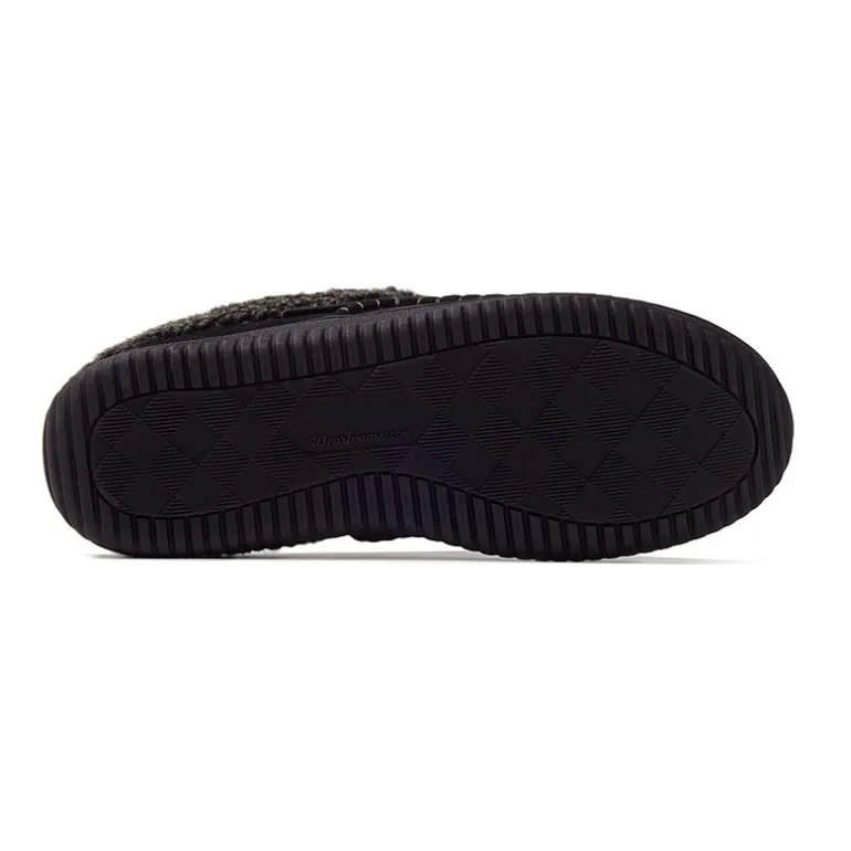 Dearfoams Marshall Microsuede Moc Toe Mens Memory Foam Clog Slippers