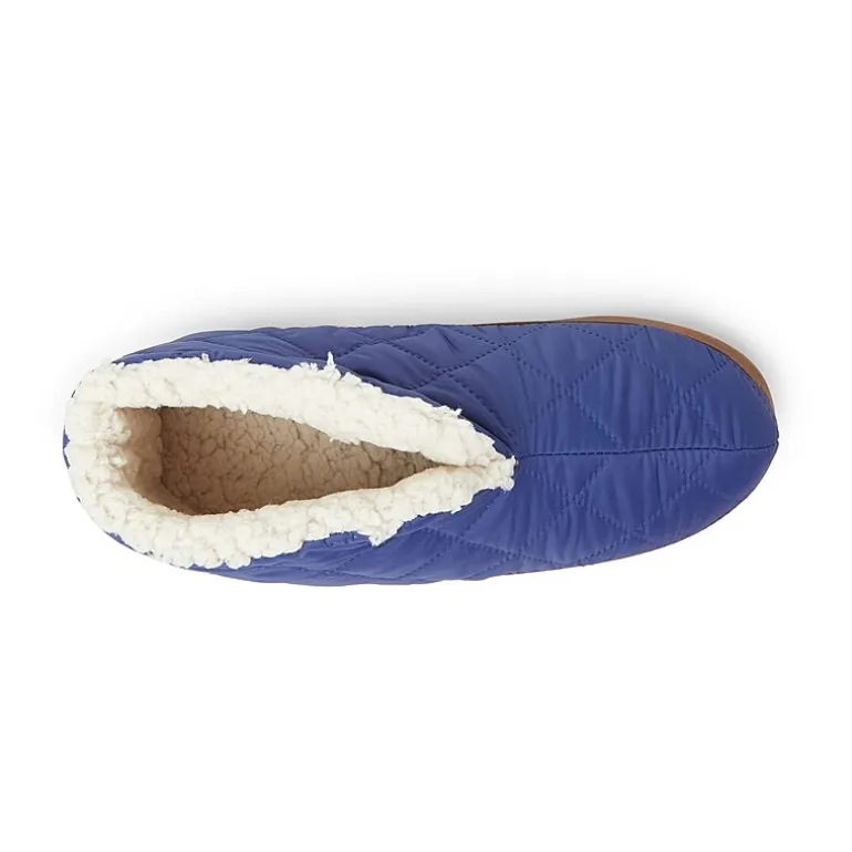 Dearfoams Mens Memory Foam Bootie Slippers