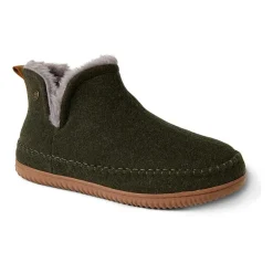 Dearfoams Mens Memory Foam Bootie Slippers
