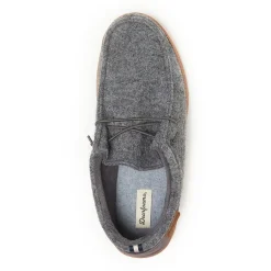 Dearfoams Mens Memory Foam Slip-On Slippers