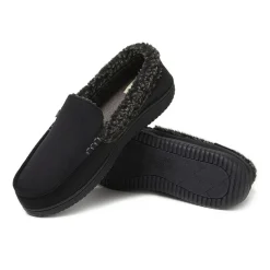 Dearfoams Mens Moccasin Slippers