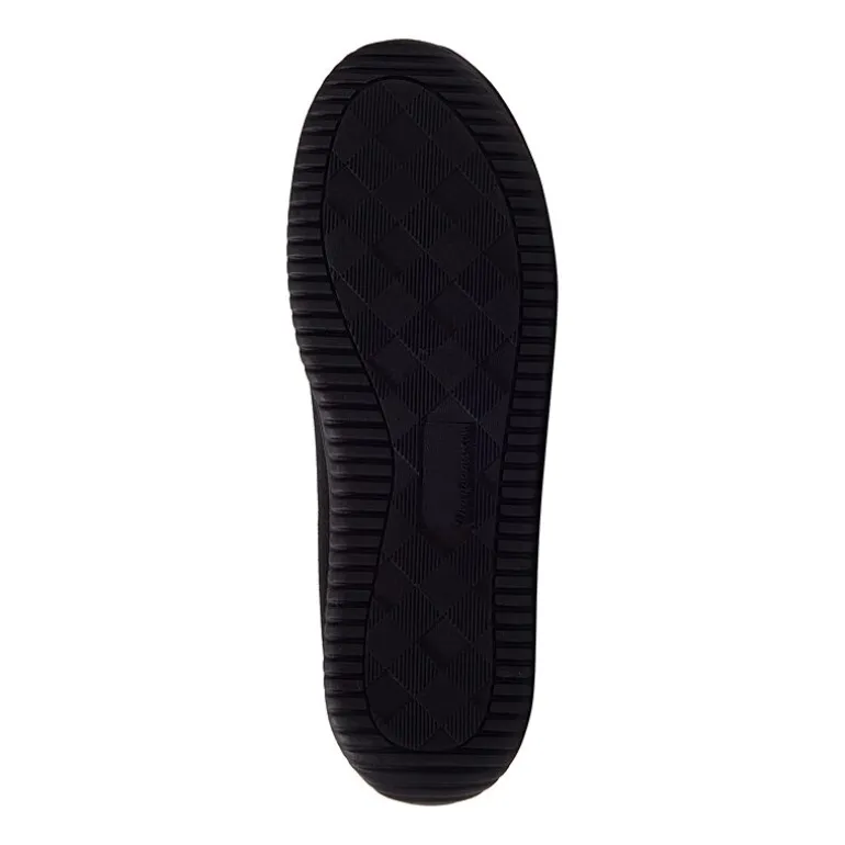 Dearfoams Mens Pierce Microsuede Moc with Tie Slippers