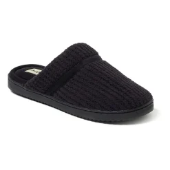 Dearfoams Serena Marled Chenille Scuff Womens Memory Foam Slip-On Slippers
