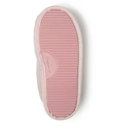 Dearfoams Teddy Tab Scuff Womens Memory Foam Slip-On Slippers