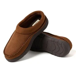 Dearfoams Thompson Mens Memory Foam Clog Slippers