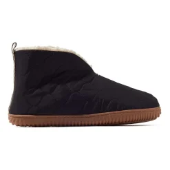 Dearfoams Warm Up Mens Memory Foam Bootie Slippers
