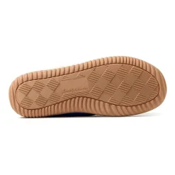 Dearfoams Warm Up Mens Memory Foam Bootie Slippers
